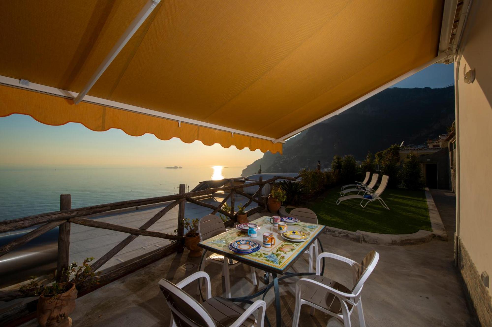 Aria Di Mare,Near Elevator, Few Steps, Parking, Garden Lägenhet Positano Exteriör bild